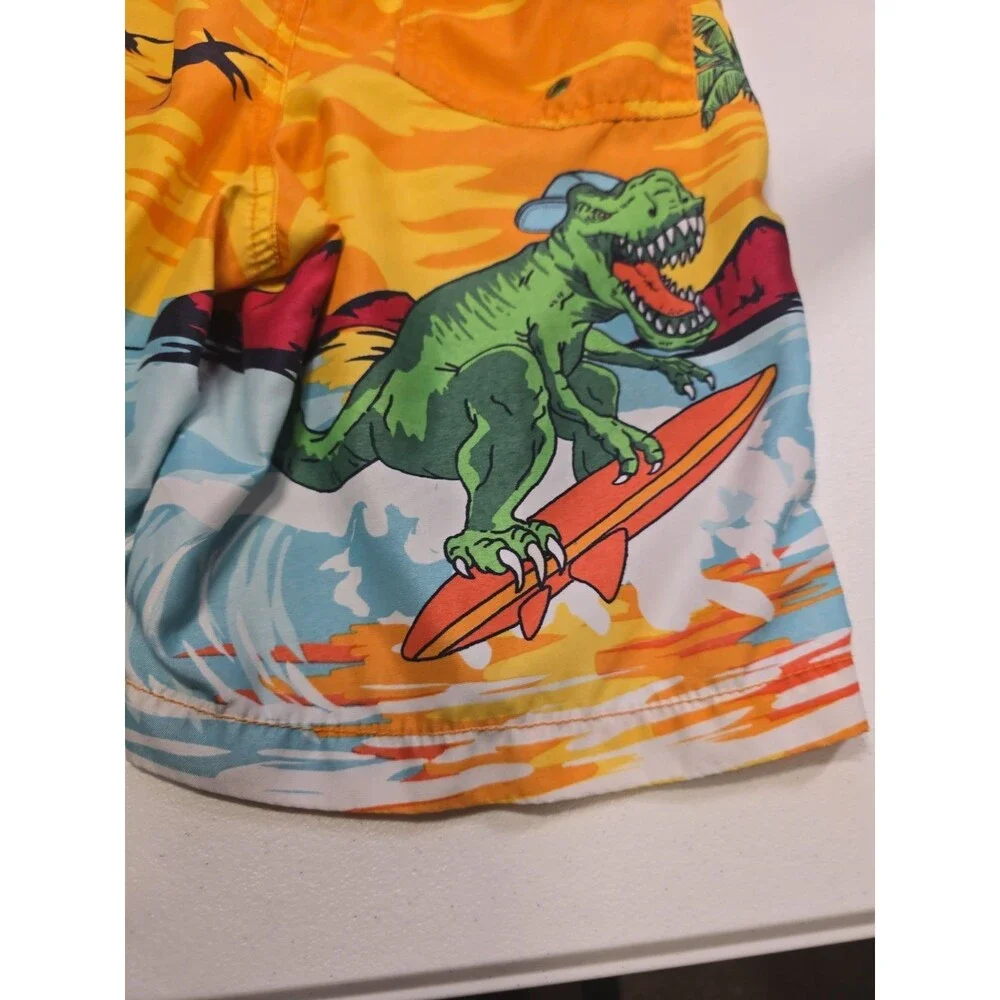Old Navy Boys L 10-12 Bathing Suit, Surfing T. rex
